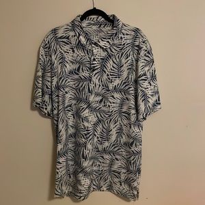 mens floral button down